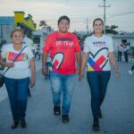 Karla Toledo y Chepo Ortega presentaron sus propuestas a vecinos del 2do distrito